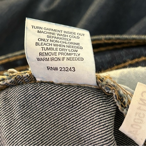 New York & Company Jeans Denim Straight Leg Size 14 Y2K - Picture 5 of 7